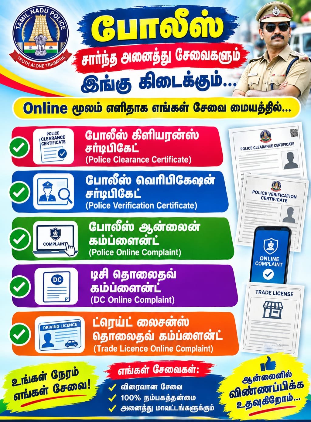 POLICE VERIFICATE CERTIFICATE